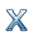 X Glassy Cross (translucent)